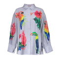 Gestreepte Blouse met Vogels