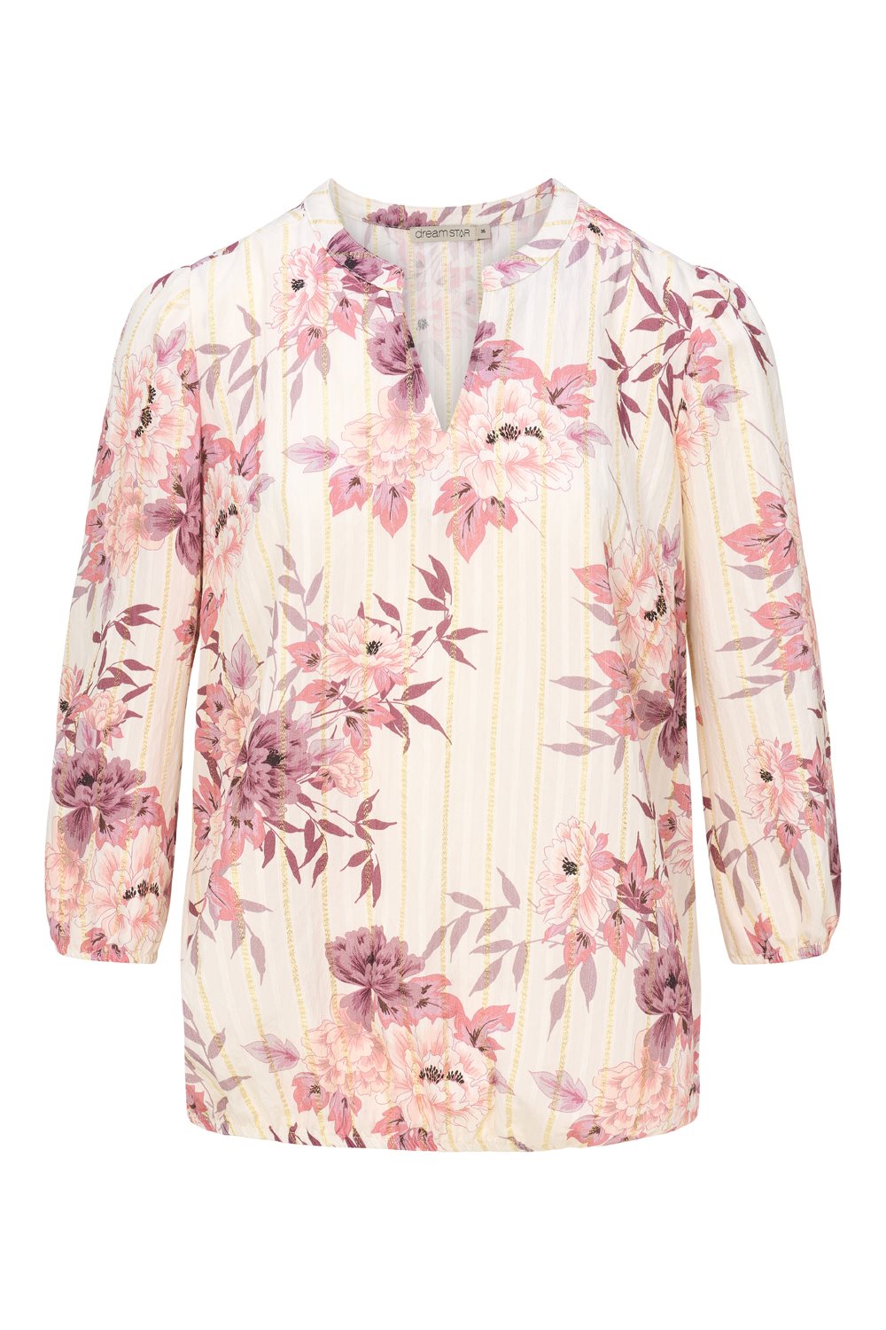 Blousetop Lurex Bloem