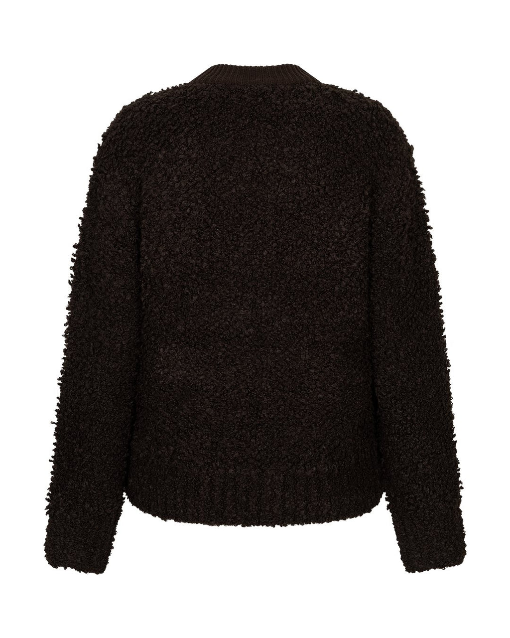 Bomber Knit Bouclé Espresso