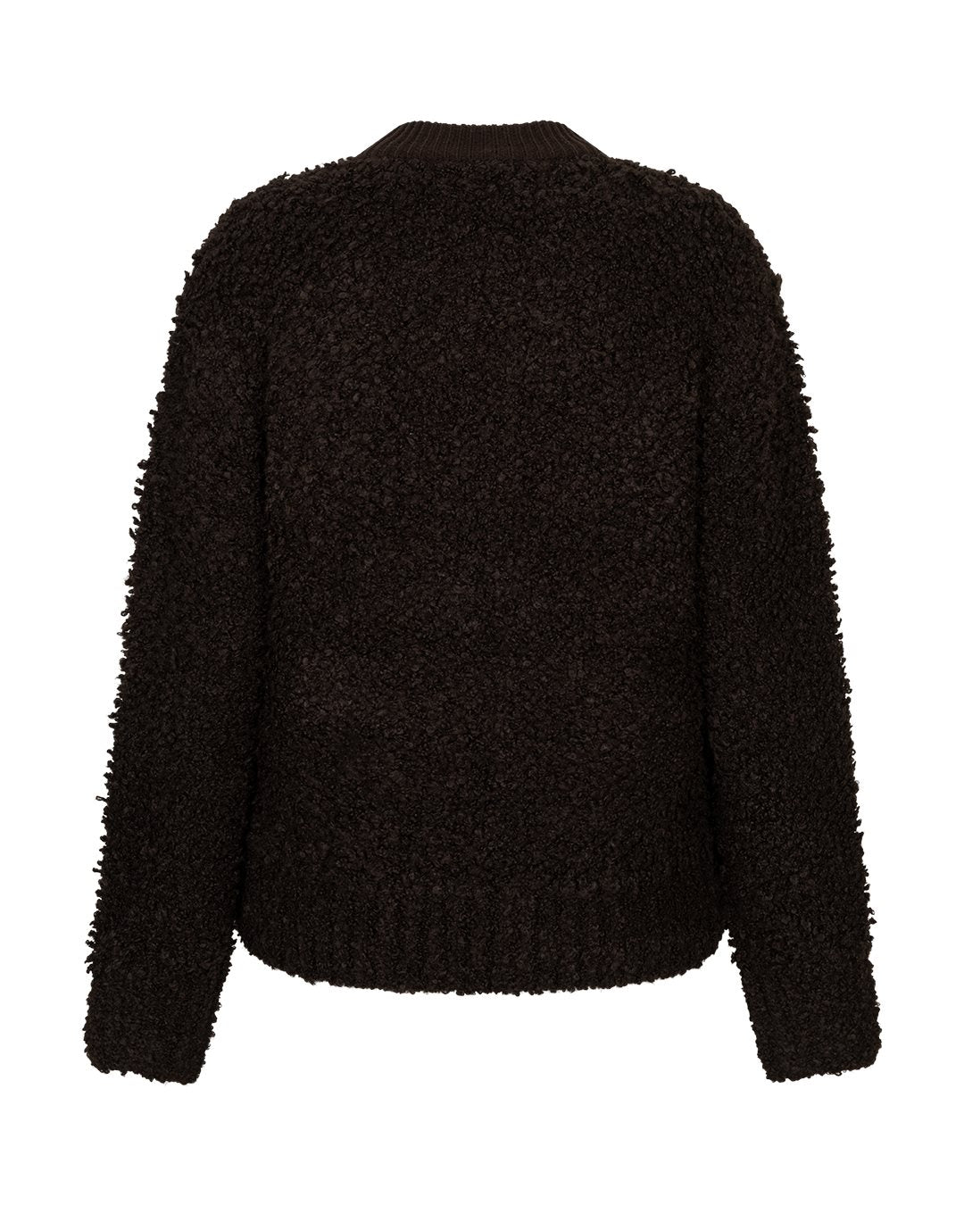 Bomber Knit Bouclé Espresso