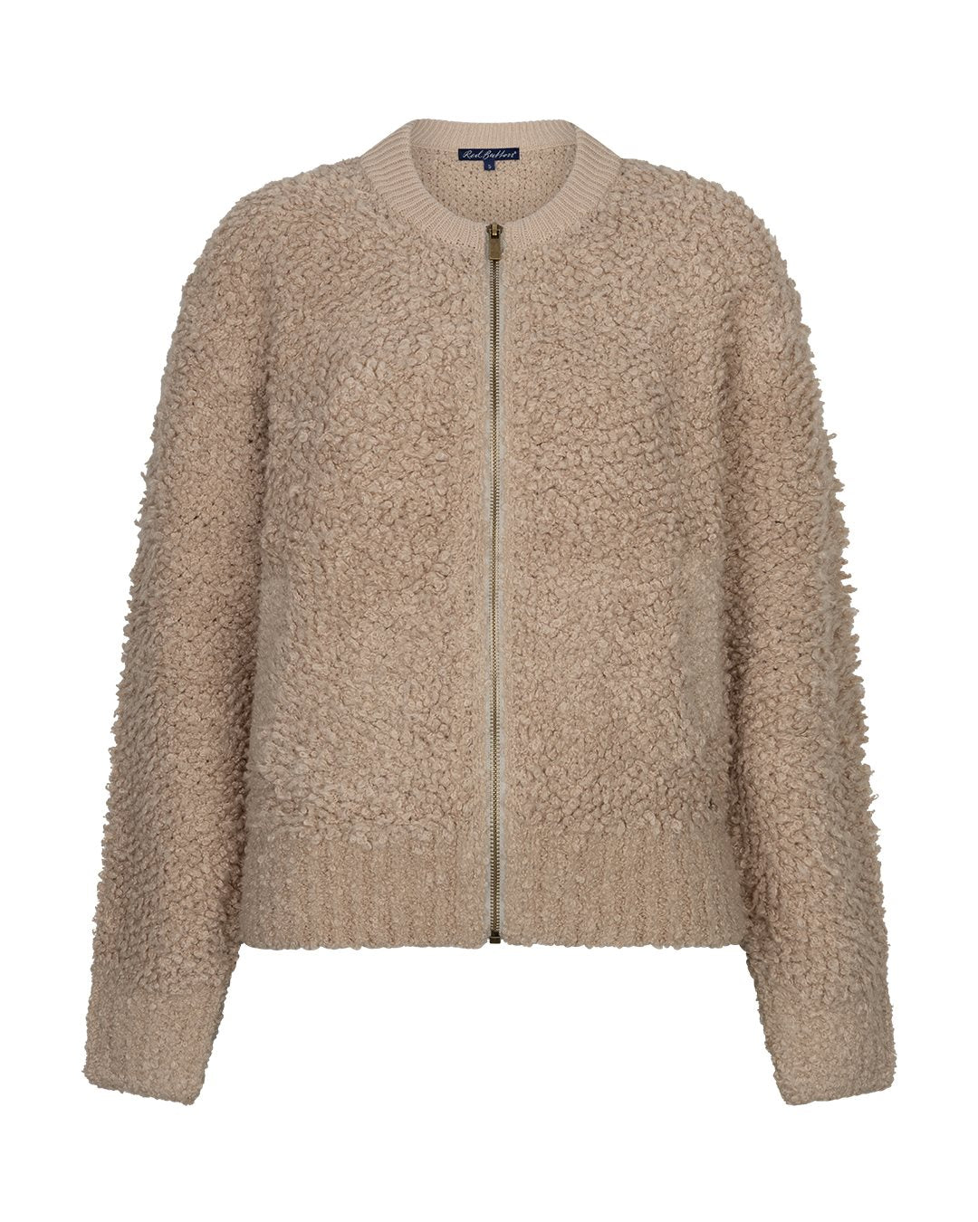 Bomber Knit Bouclé Latte