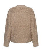 Bomber Knit Bouclé Latte