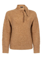 Bouclé Jumper Scarf Collar
