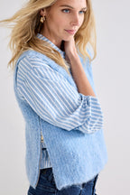 Bouclé Sleeveless Jumper