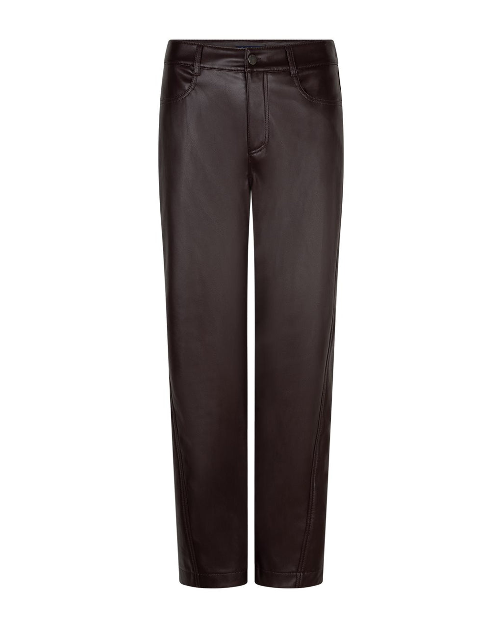 Caitlina Faux Leather Burgundy