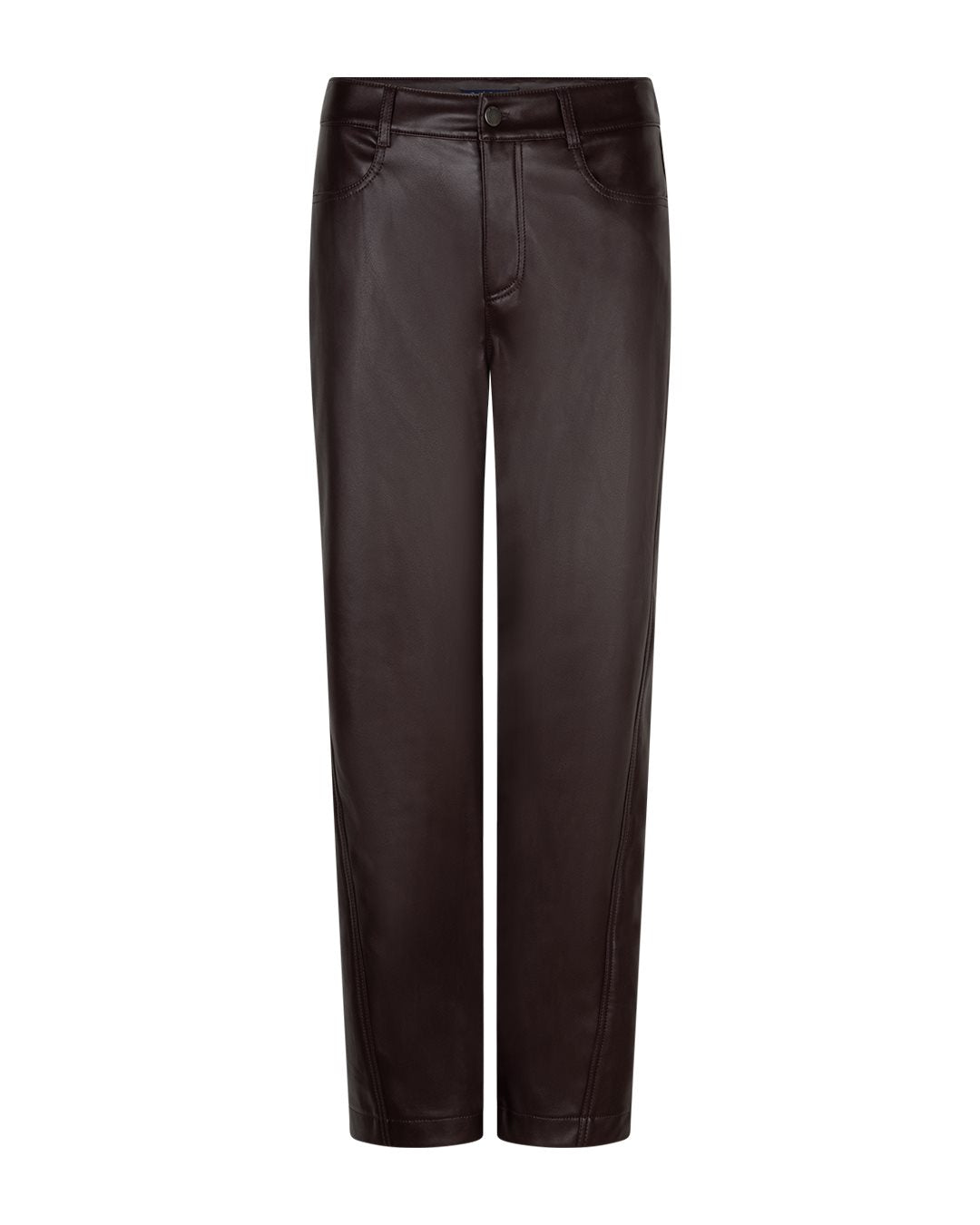 Caitlina Faux Leather Burgundy