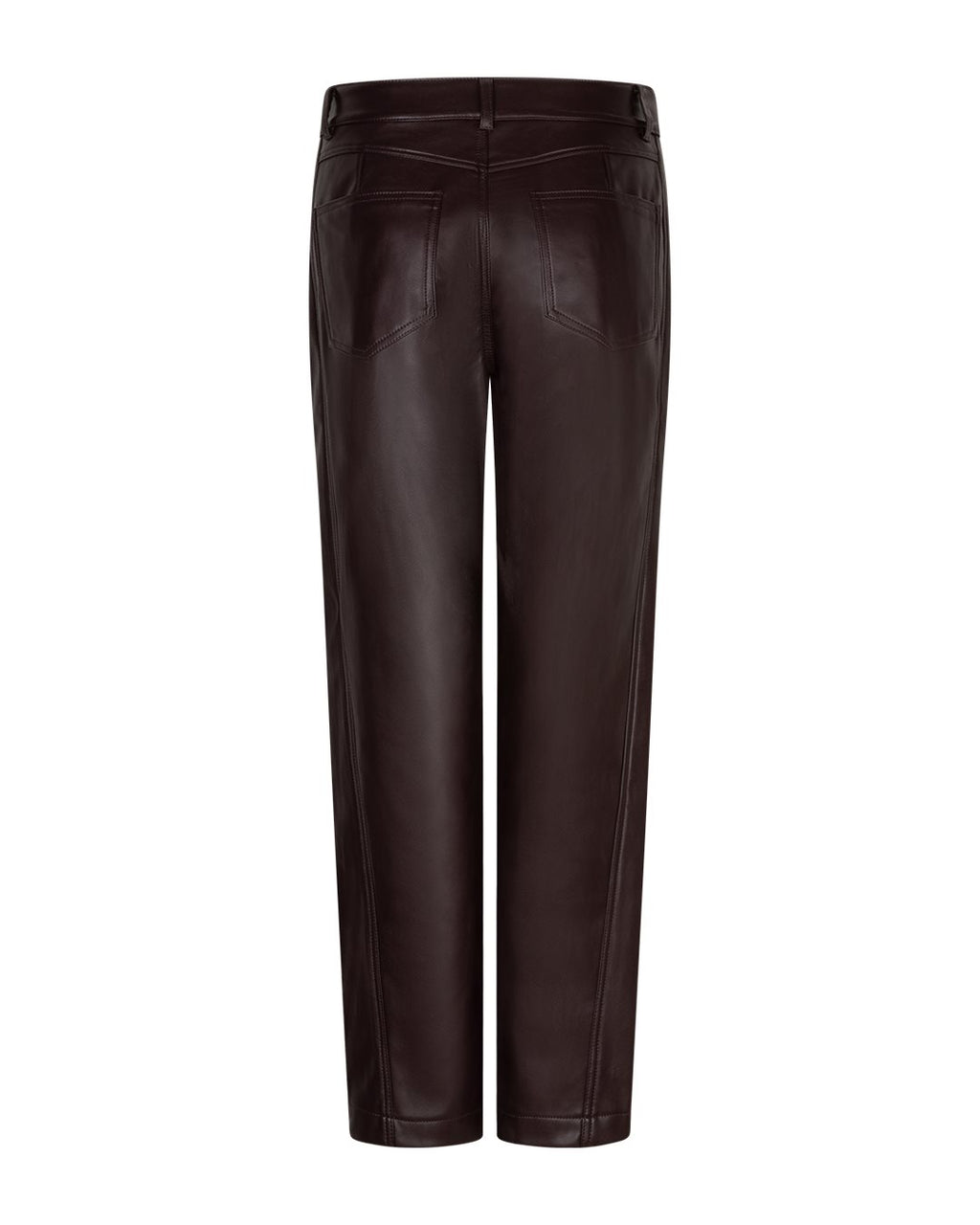 Caitlina Faux Leather Burgundy