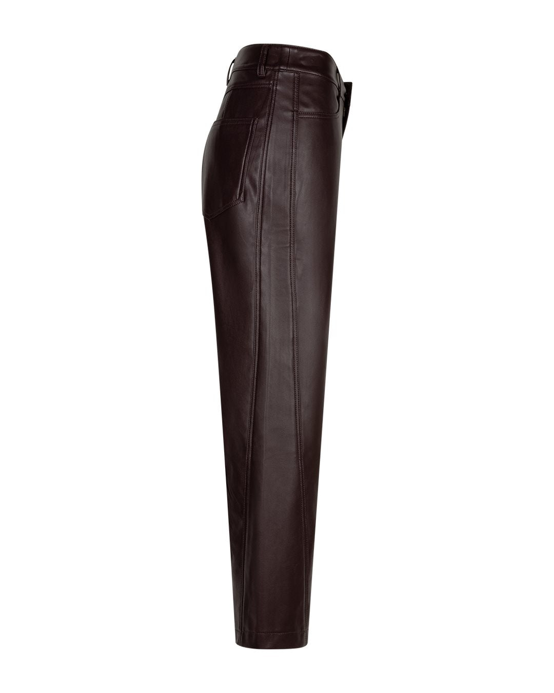 Caitlina Faux Leather Burgundy
