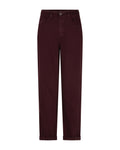 Caitlina Side Patch Burgundy