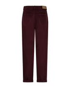 Caitlina Side Patch Burgundy