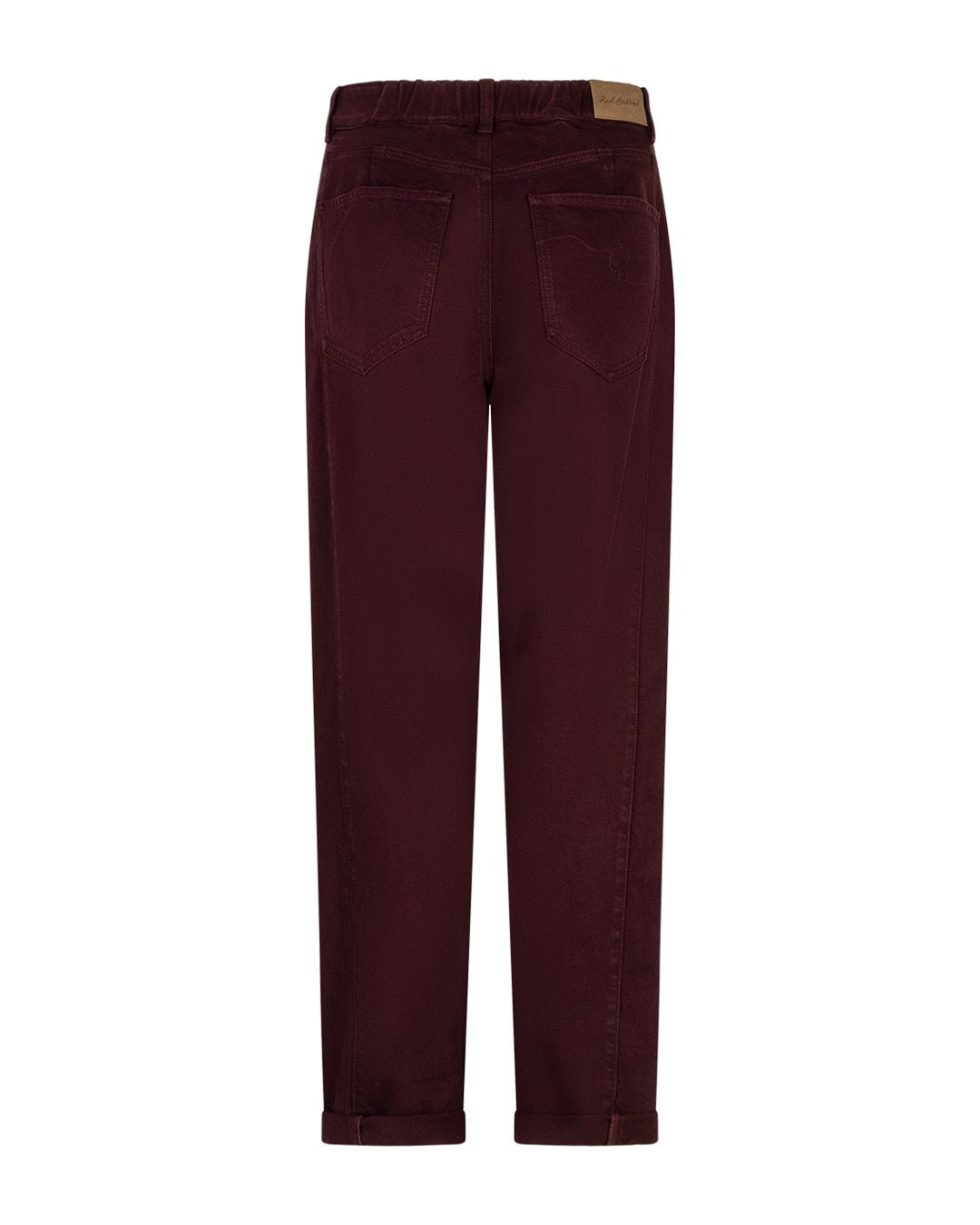 Caitlina Side Patch Burgundy