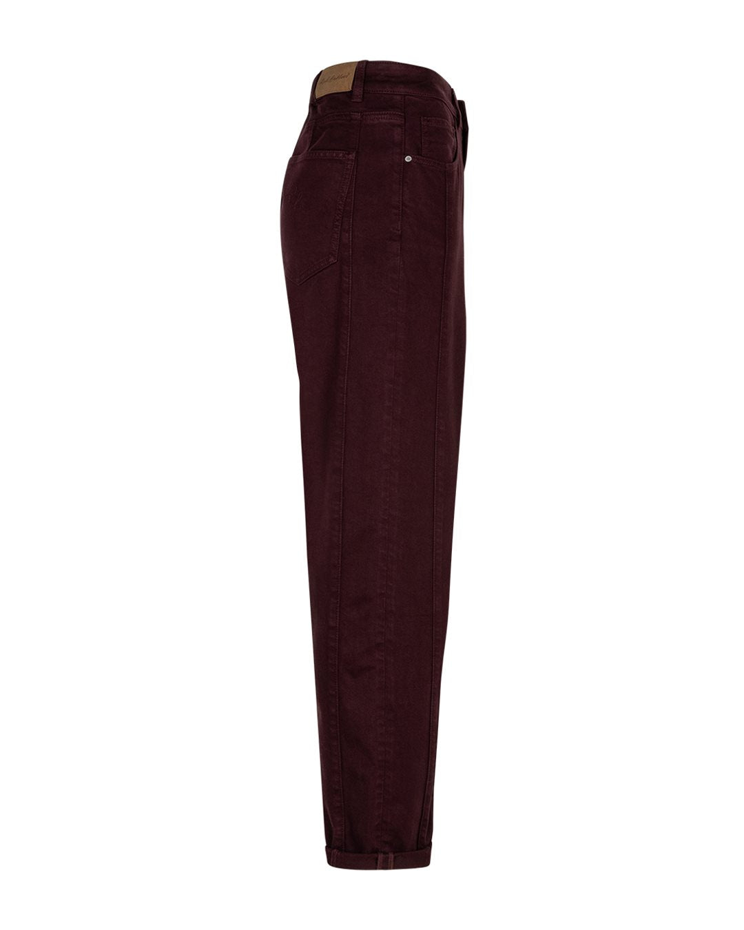 Caitlina Side Patch Burgundy