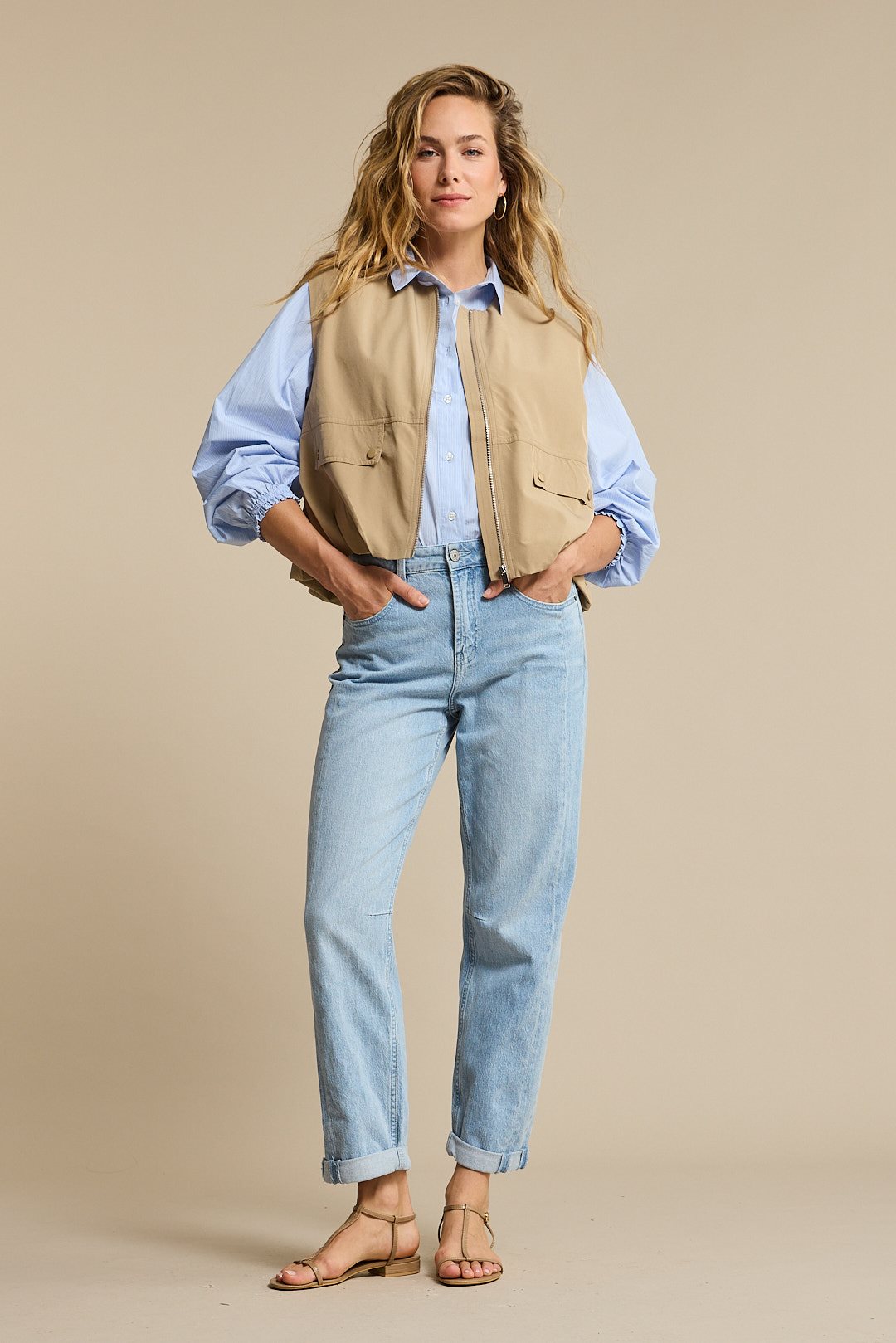 Caitlina Sidepatch Light Blue