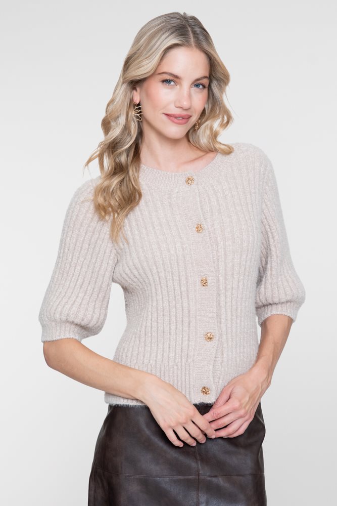 Cardigan with buttons ss