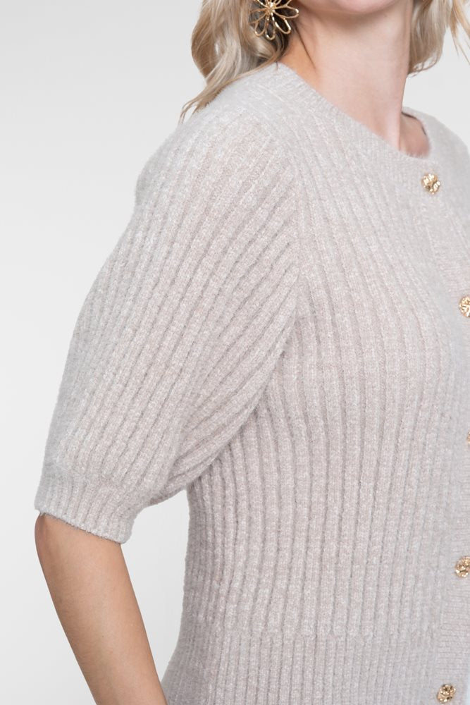 Cardigan with buttons ss