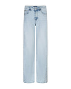 Claudette Slanted Seam Bleach