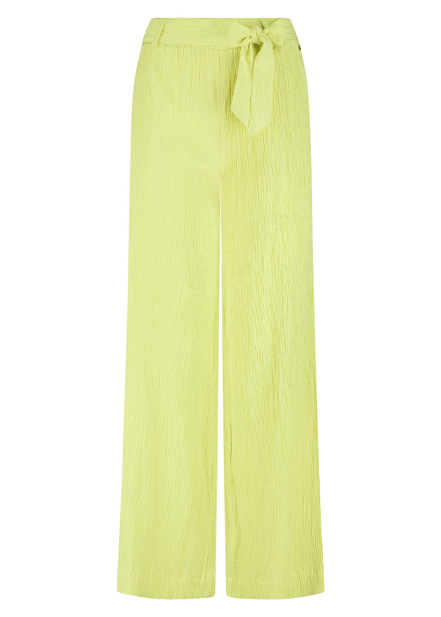 Creased Wide-Leg Trousers