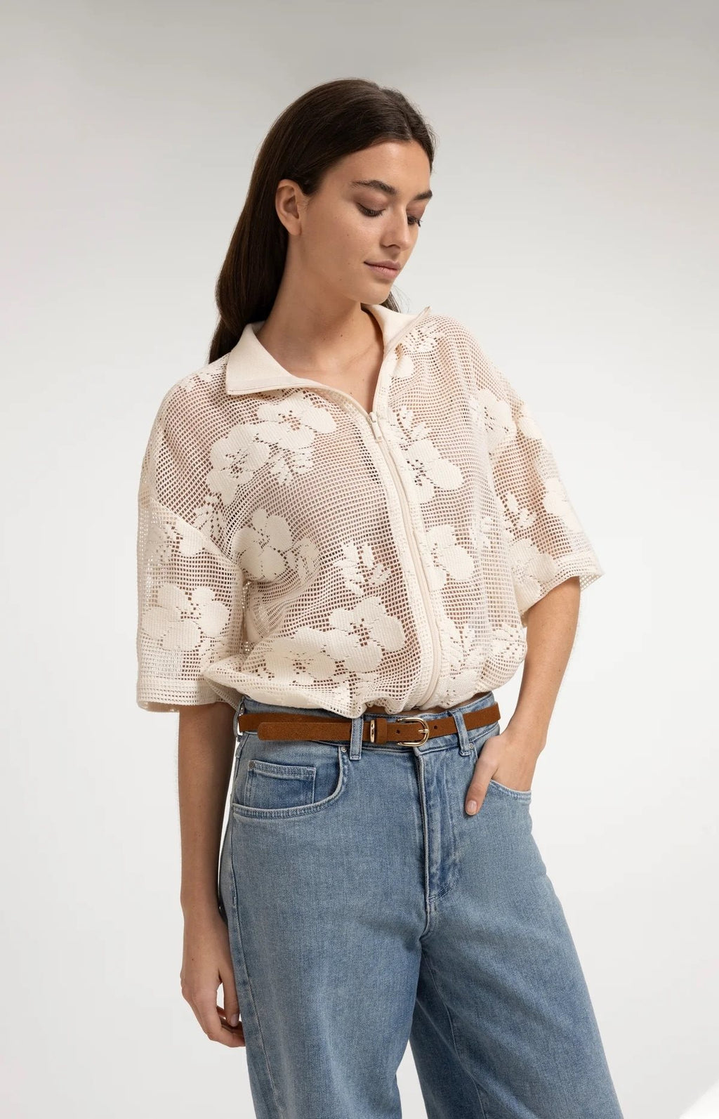Crochet Jasje met Bloemen