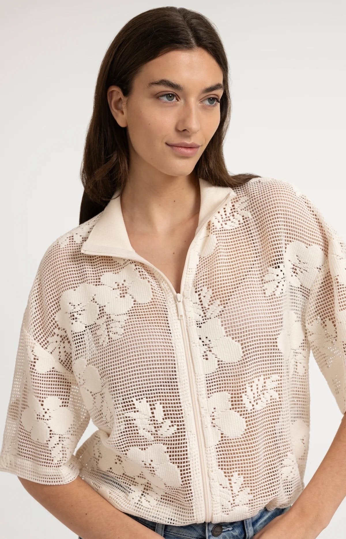 Crochet Jasje met Bloemen