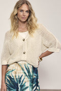 Crochet V-neck Cardigan