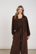 Daisy Bomber Suede