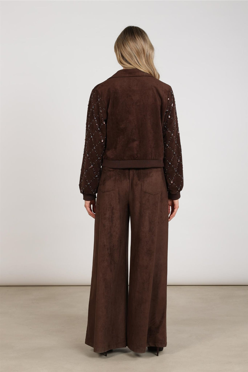 Daisy Bomber Suede