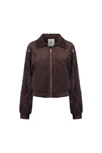 Daisy Bomber Suede