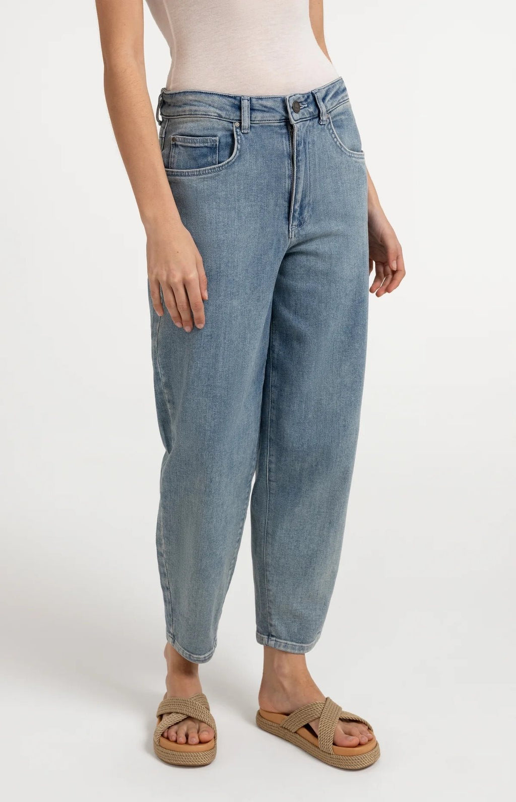Denim Broek met Losse Pasvorm