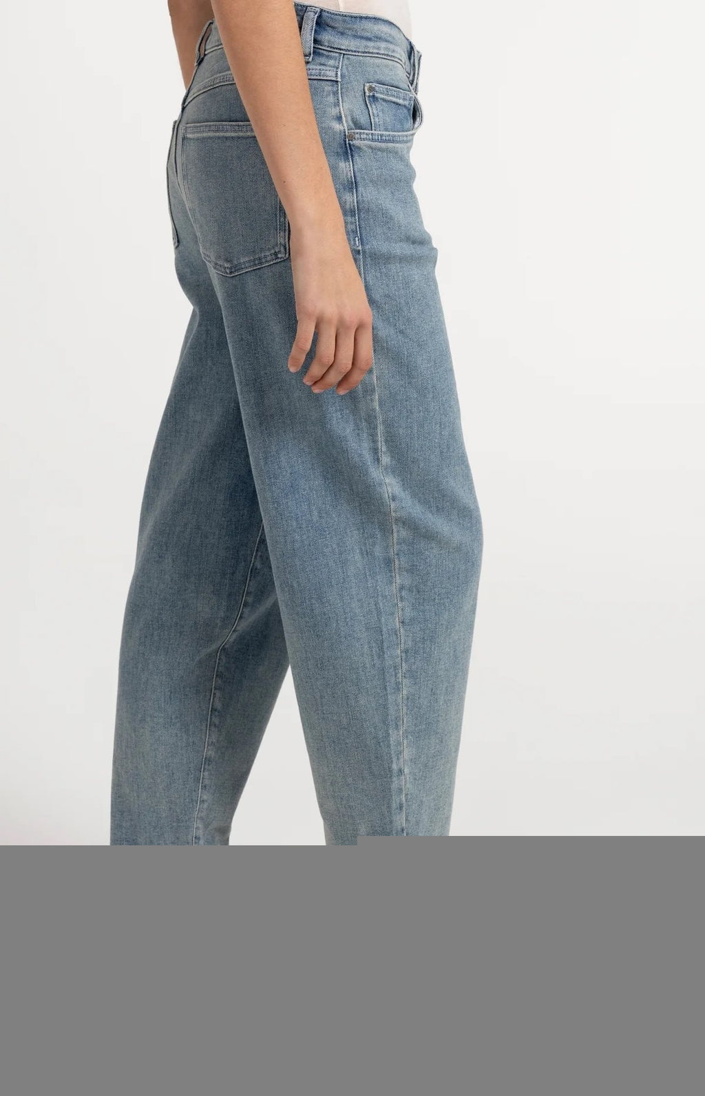 Denim Broek met Losse Pasvorm