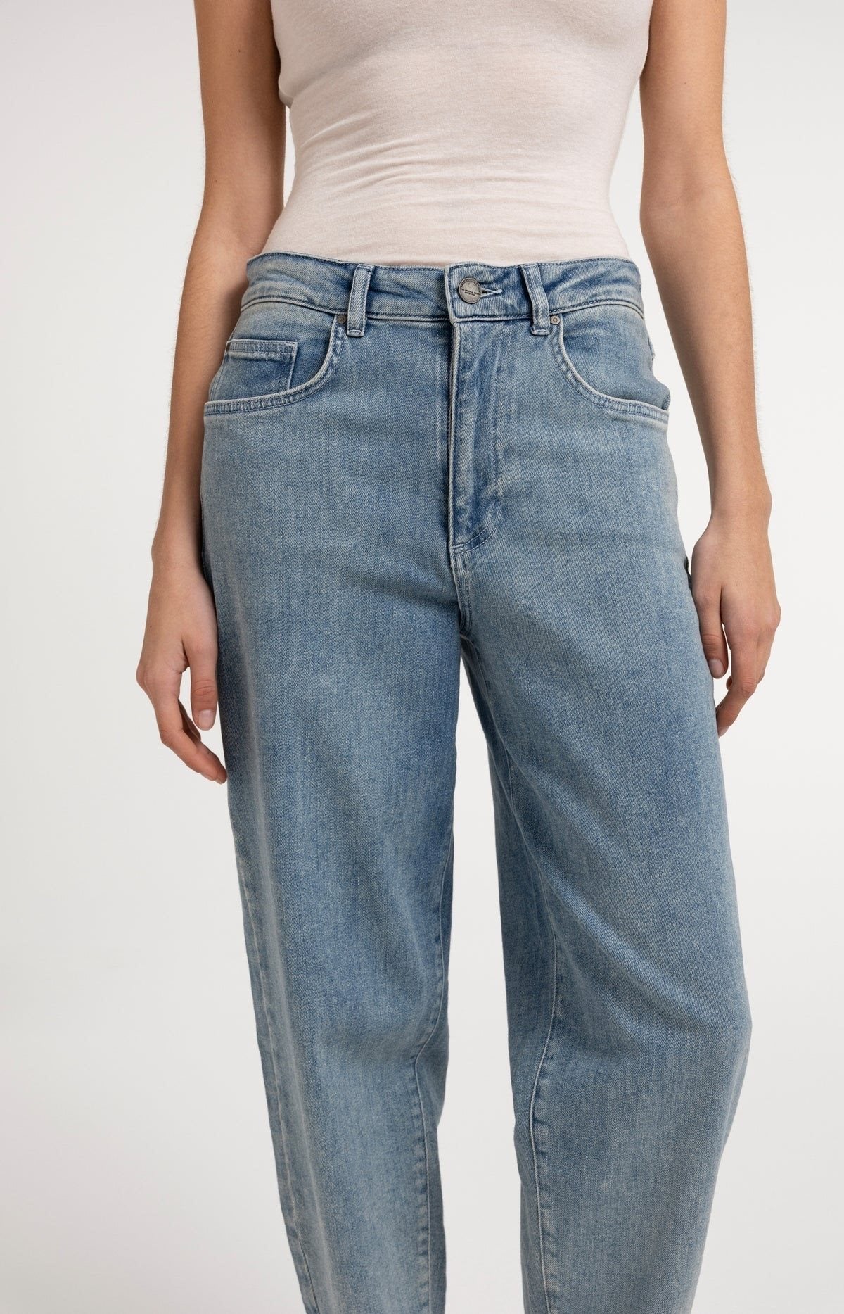 Denim Broek met Losse Pasvorm