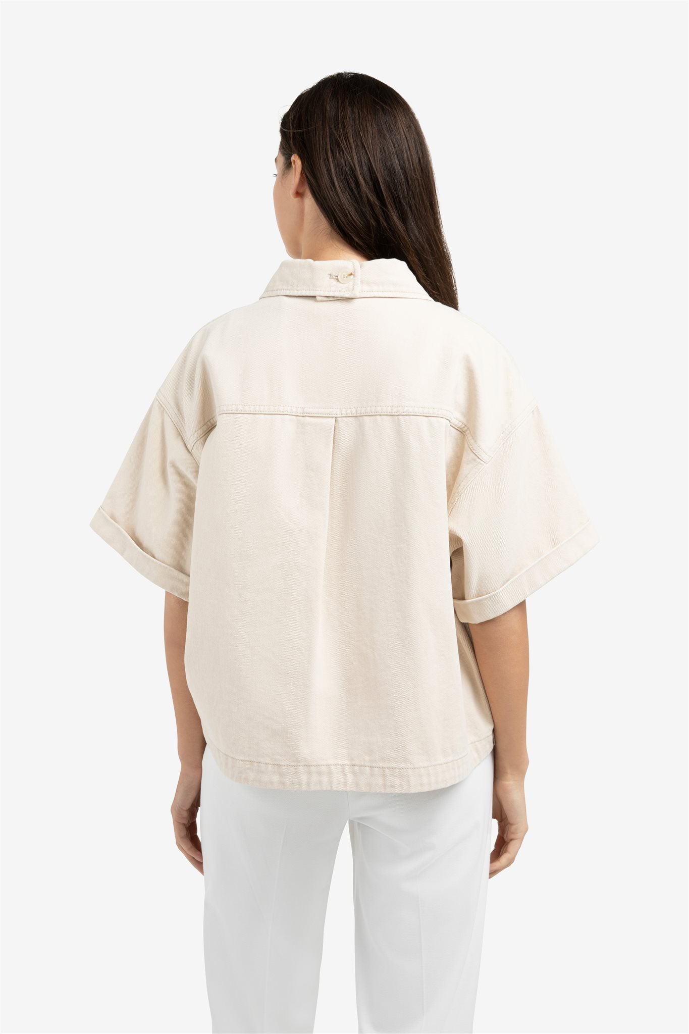 Denim Jasje met Korte Mouwen