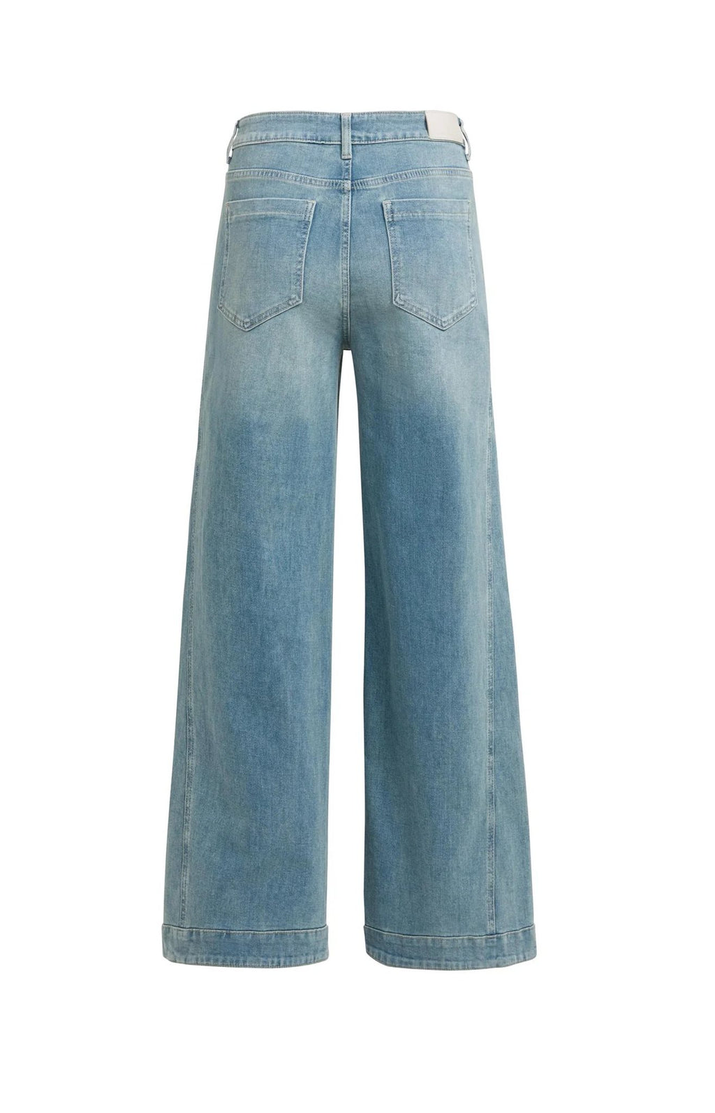 Denim Jeans met Naaddetails