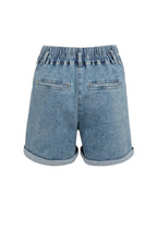 Denim Short met Koordsluiting