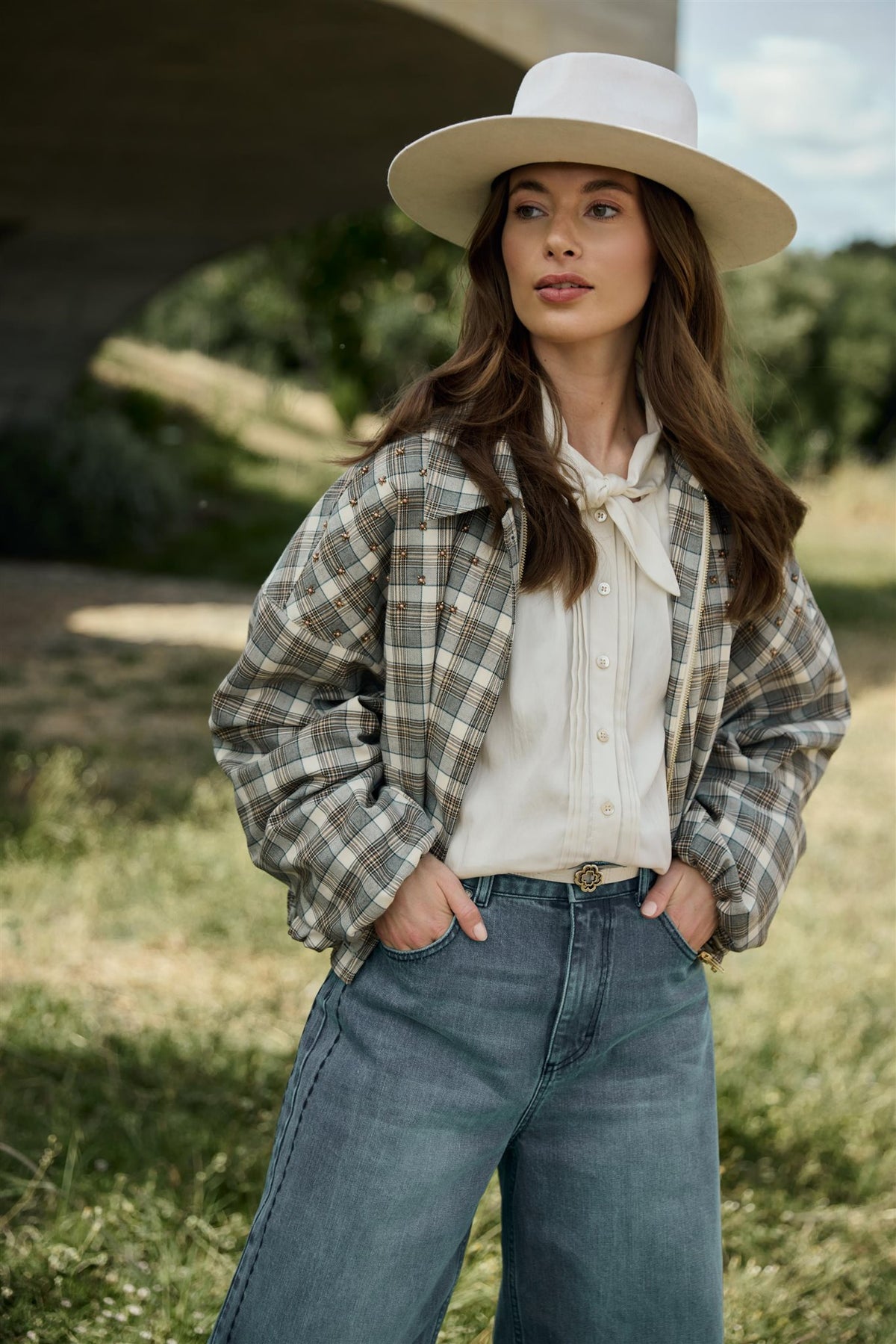 Dominique Jacket Check