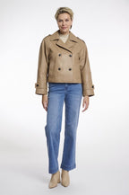 Double Breasted Leren Jacket