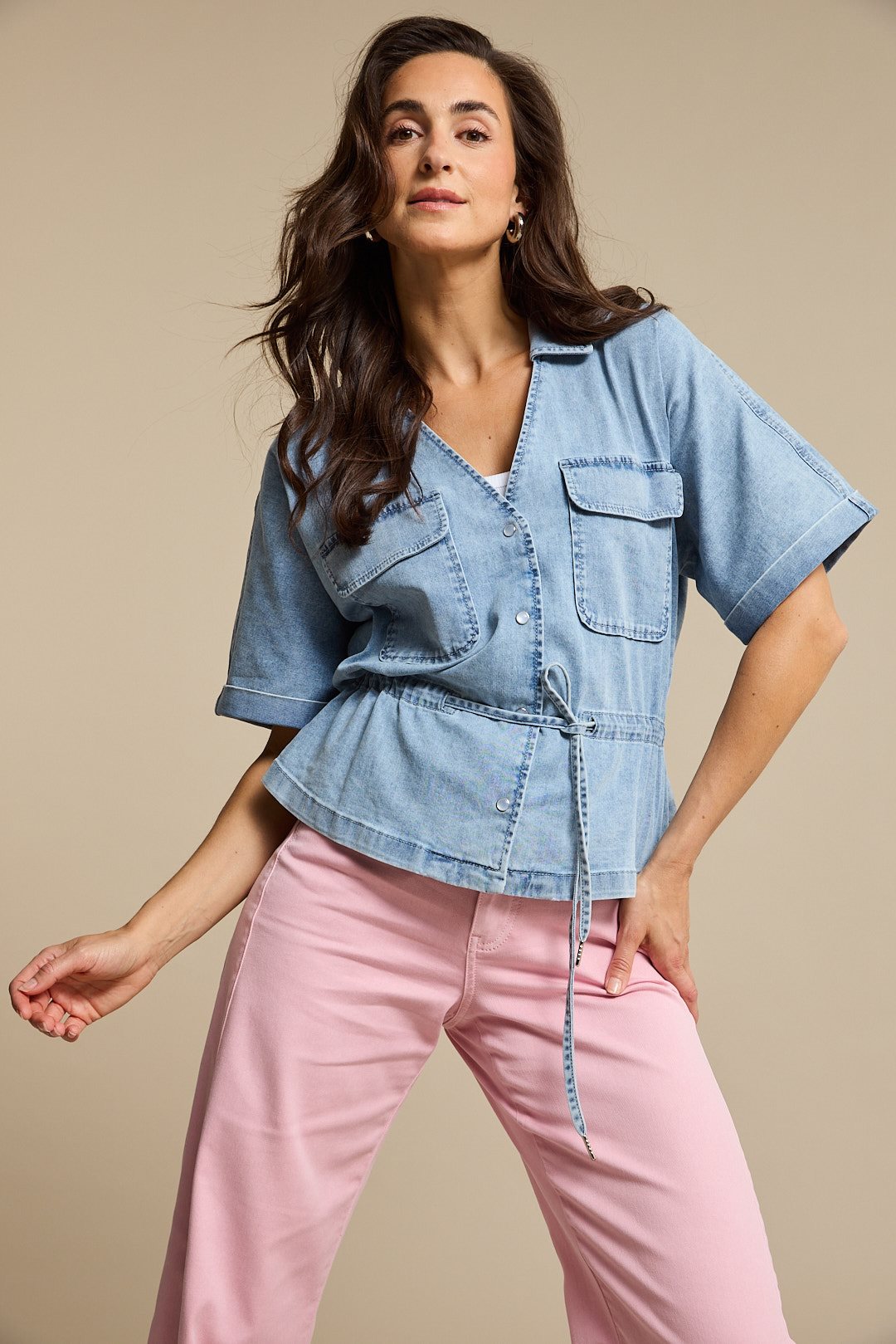 Drew Drawstring Denim