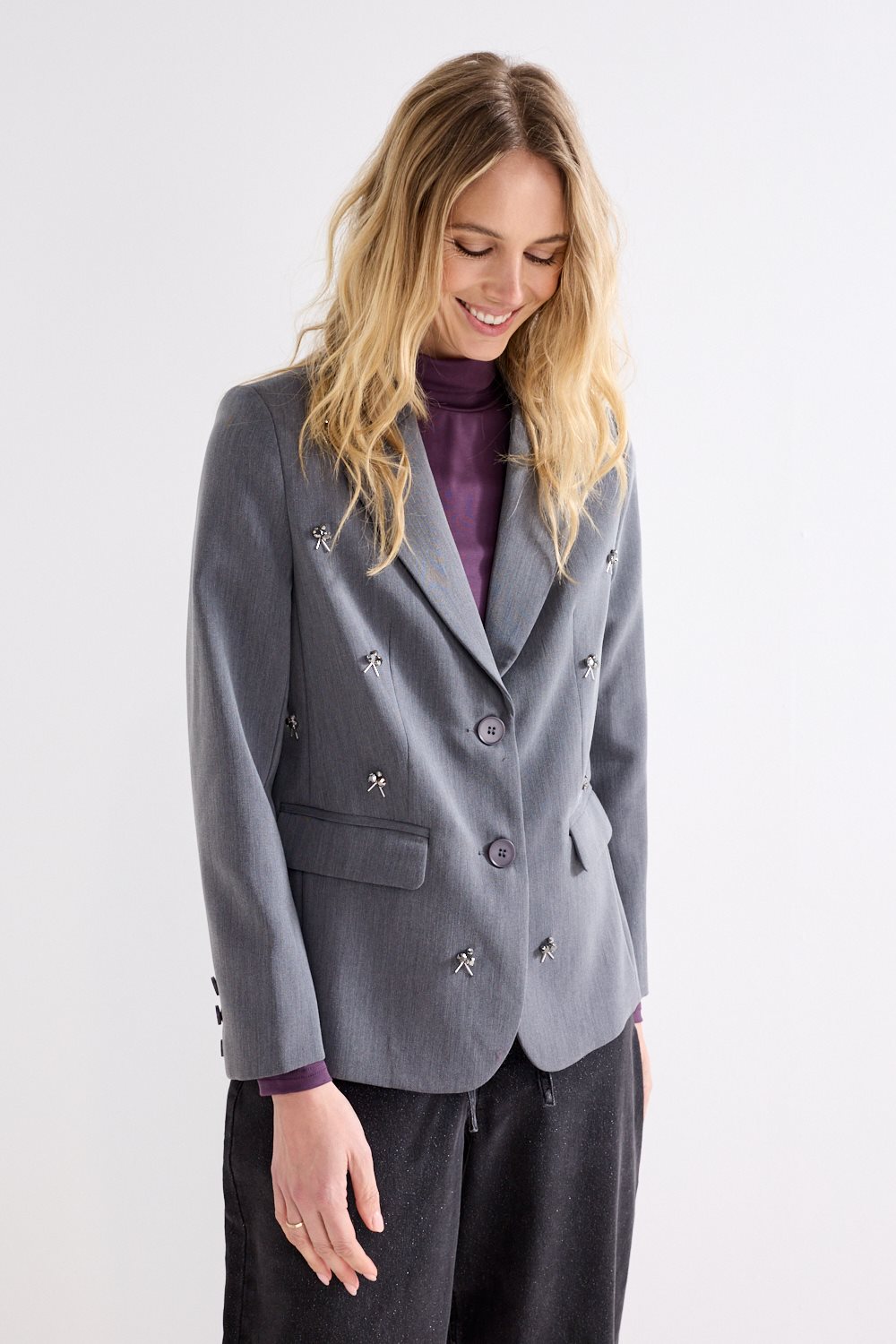Embellished Blazer