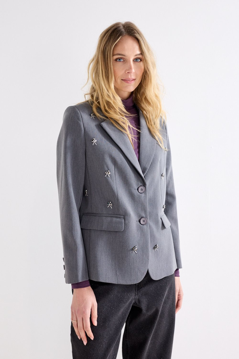Embellished Blazer