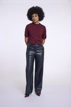 Faux Leather Broek