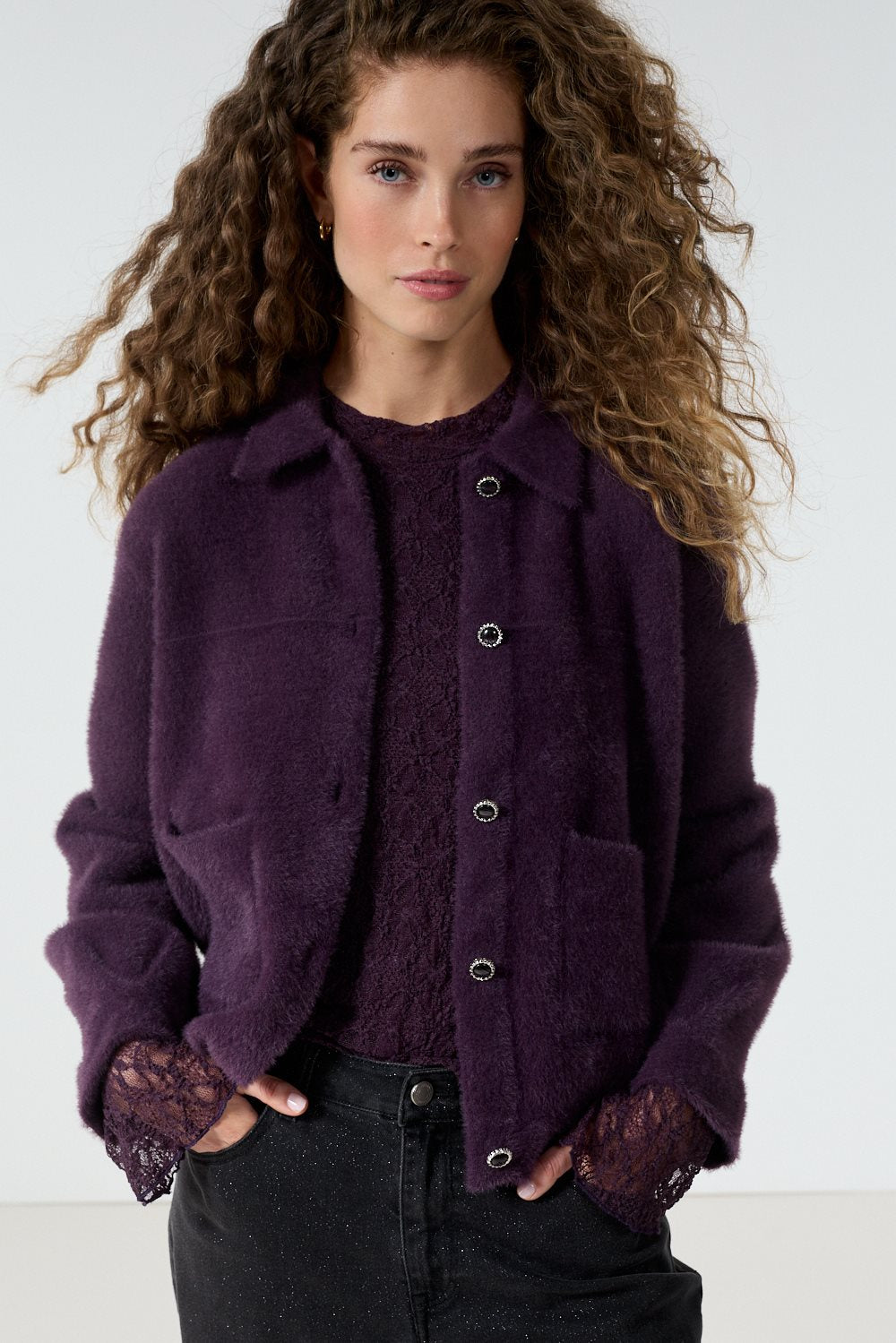 Feather Yarn Jacket
