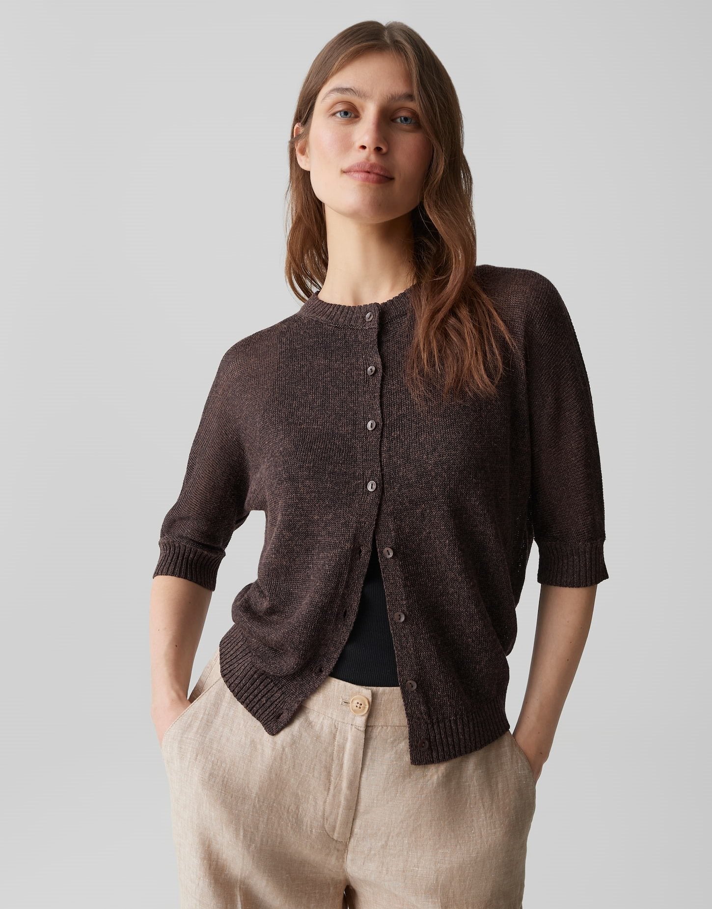 Fijngebreid Vest Datina