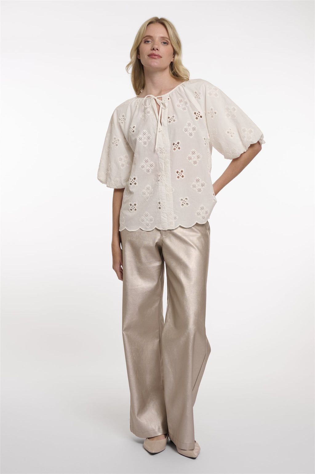Geborduurde Blouse