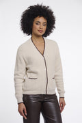 Gebreid Vest met Knoopsluiting