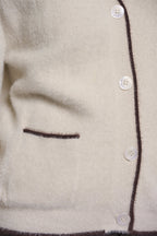 Gebreid Vest met Knoopsluiting