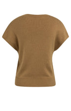 Gebreid Vest met Korte Mouwen
