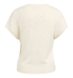 Gebreid Vest met Korte Mouwen