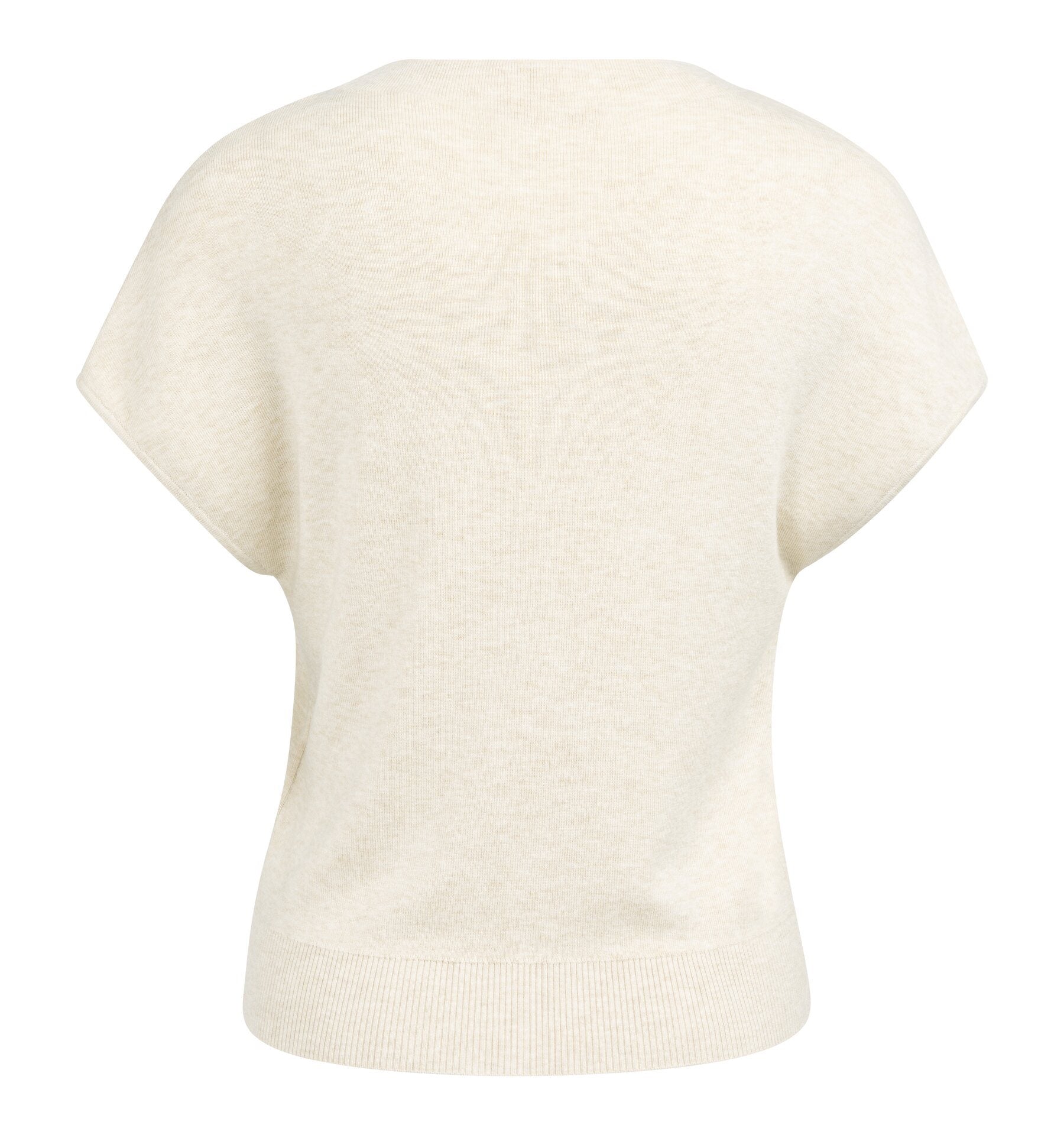 Gebreid Vest met Korte Mouwen