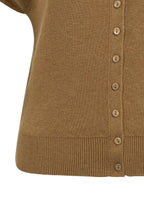 Gebreid Vest met Korte Mouwen