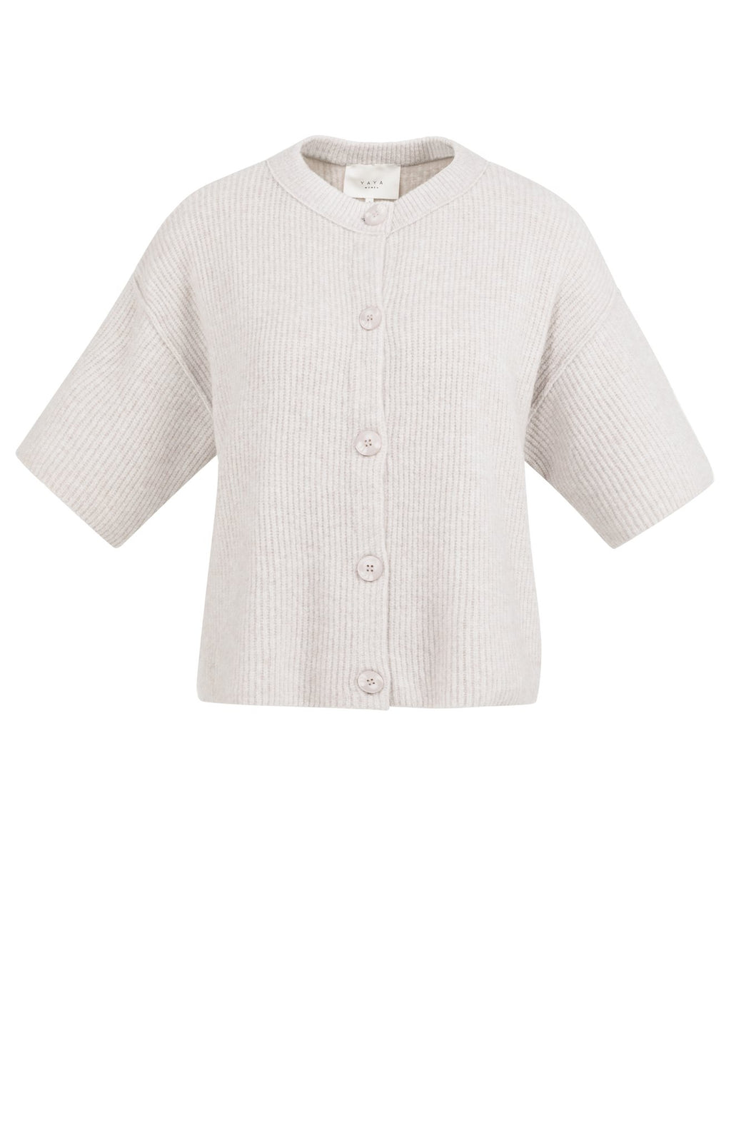 Gebreid Vest met Wijde Mouwen