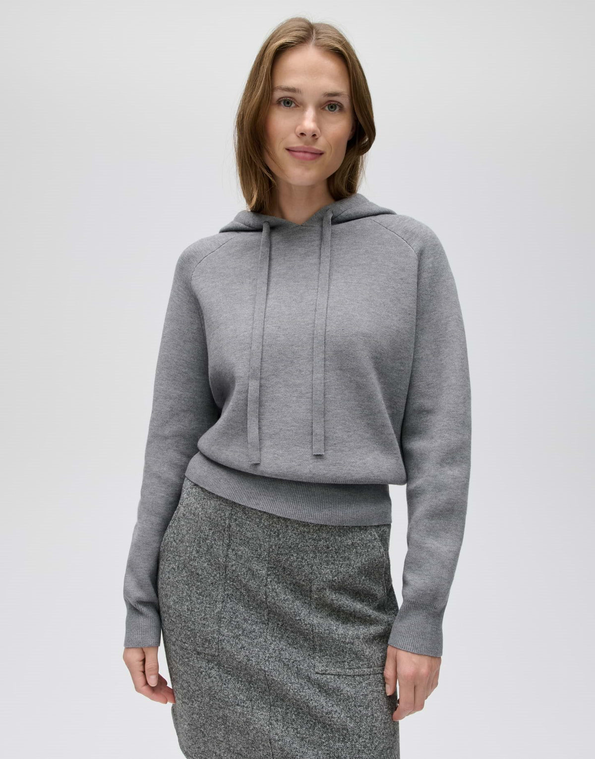 Gebreide Hoodie Perel